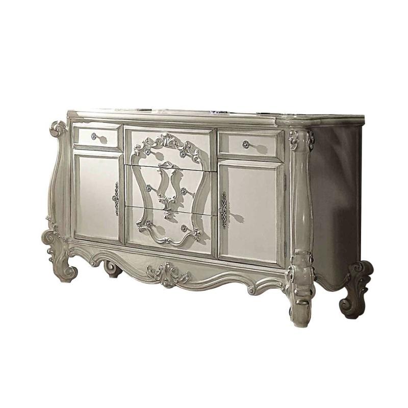 21135 Acme Furniture Versailles - Bone White Bedroom Furniture Dresser