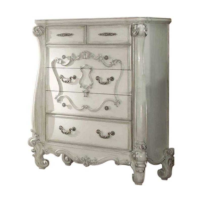 21136 Acme Furniture Versailles - Bone White Bedroom Furniture Chest