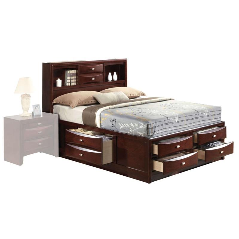 21590f-hf Acme Furniture Ireland - Espresso Bedroom Furniture Bed