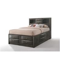 22700q Acme Furniture Ireland - Gray Oak Bedroom Furniture Bed