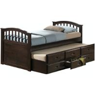 04990 Acme Furniture San Marino - Dark Walnut Bedroom Furniture Bed