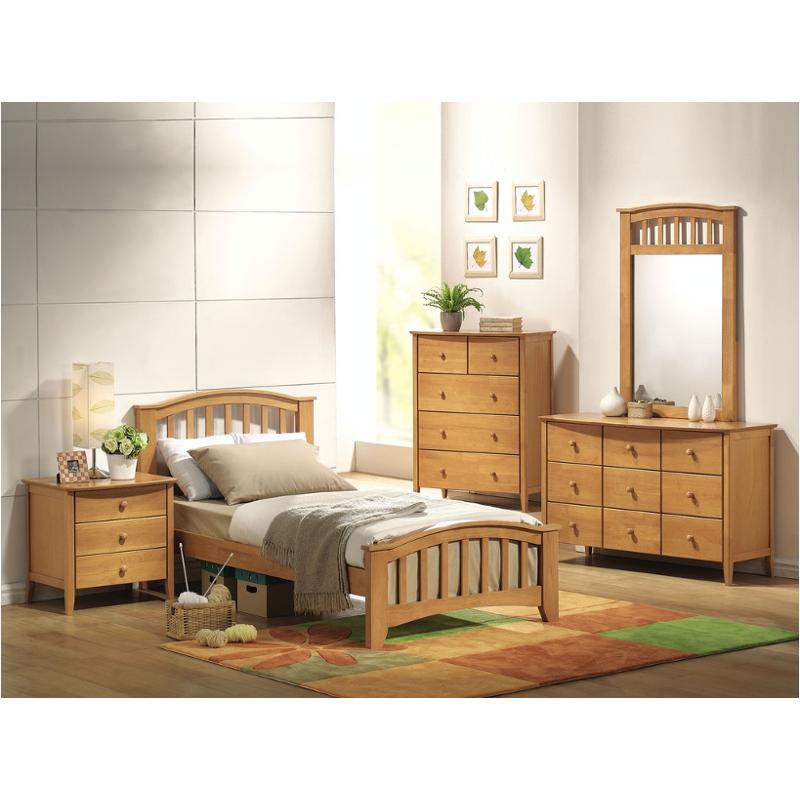 08967f Acme Furniture San Marino - Maple Bedroom Furniture Bed