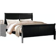 23730q Acme Furniture Louis Philippe - Black Bedroom Furniture Bed