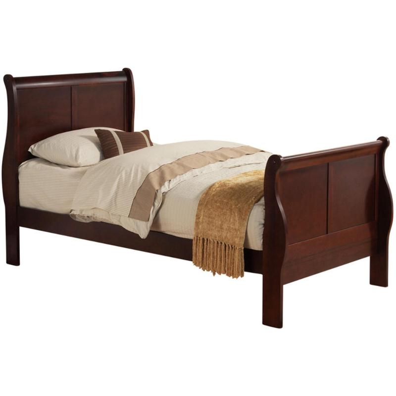 23760t Acme Furniture Louis Philippe - Cherry Bedroom Furniture Bed