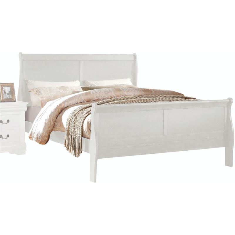 23830q Acme Furniture Louis Philippe - White Bedroom Furniture Bed