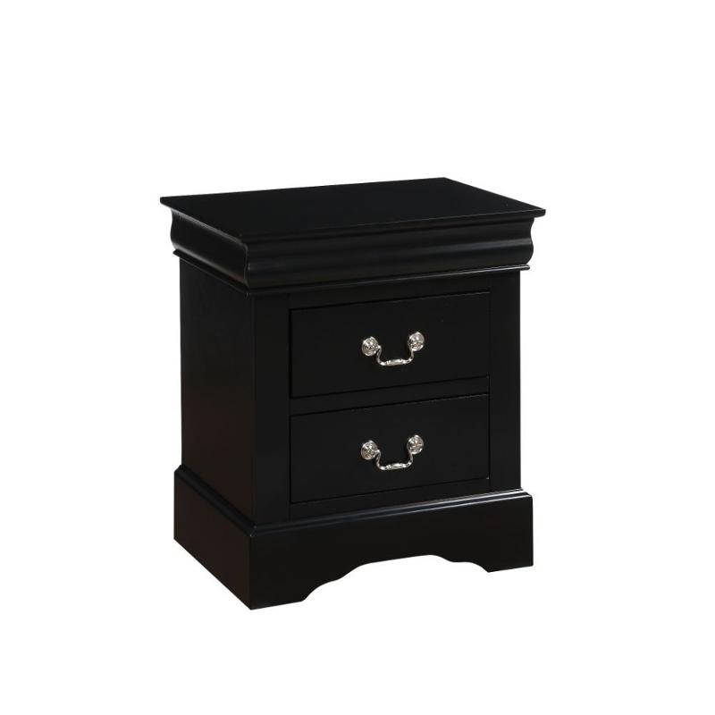 19503 Acme Furniture Louis Philippe Iii - Black Bedroom Furniture Nightstand