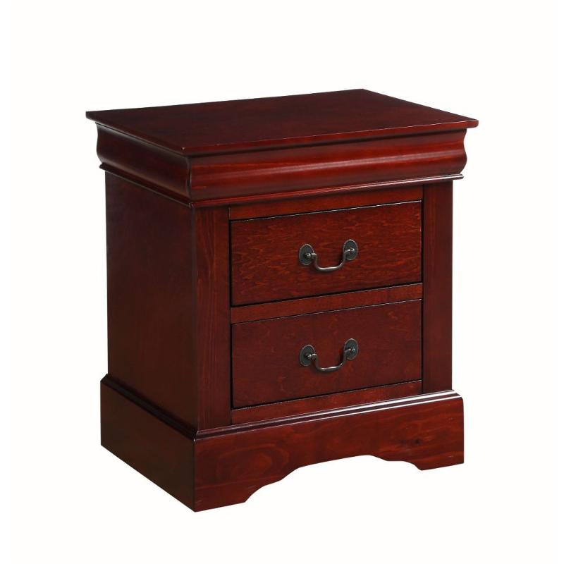 19523 Acme Furniture Louis Philippe Iii - Cherry Bedroom Furniture Nightstand