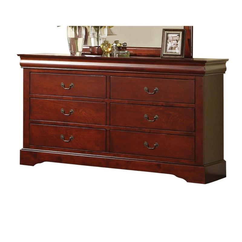 19525 Acme Furniture Louis Philippe Iii - Cherry Bedroom Furniture Dresser