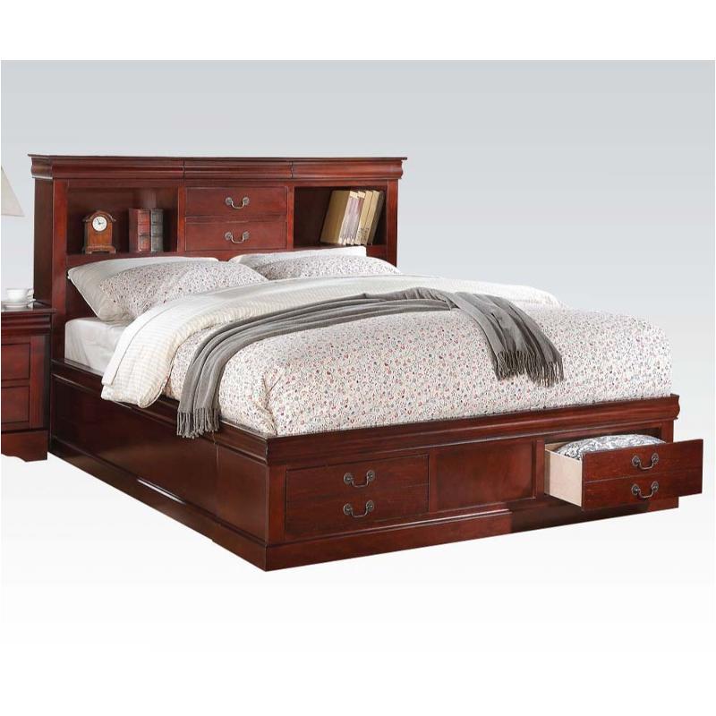 24380q Acme Furniture Louis Philippe Iii - Cherry Bedroom Furniture Bed