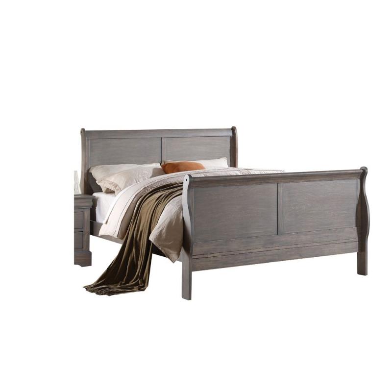 25500q Acme Furniture Louis Philippe Iii - Gray Bedroom Furniture Bed