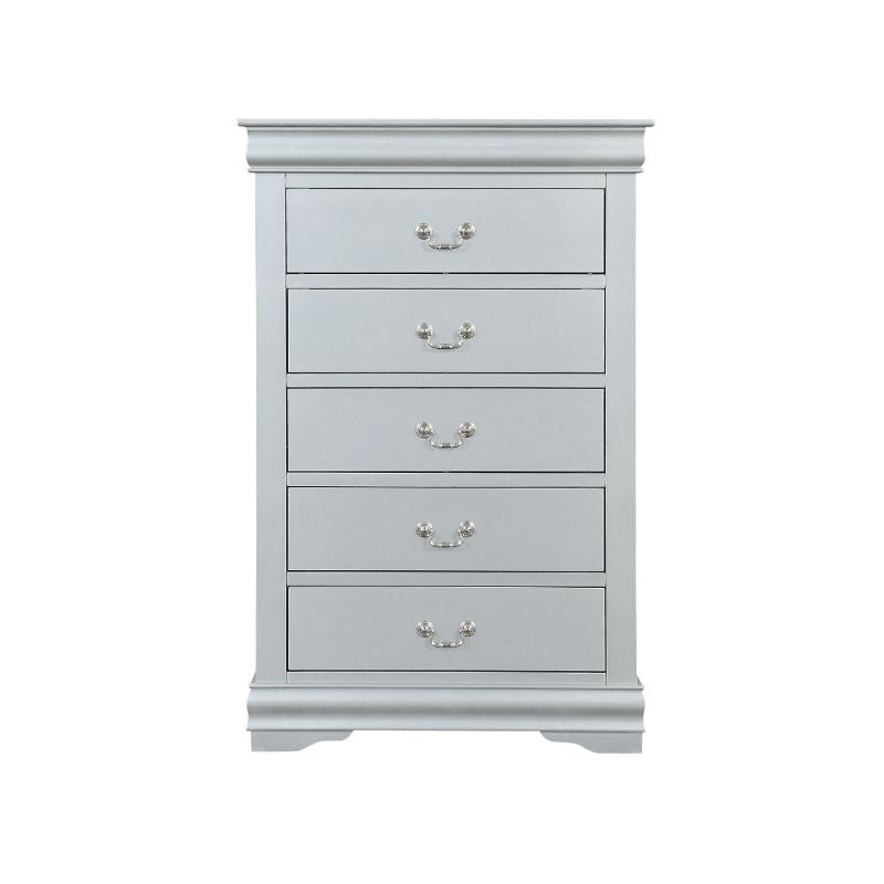 26706 Acme Furniture Louis Philippe Iii - Platinum Bedroom Furniture Chest