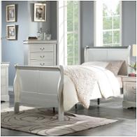 26710t Acme Furniture Louis Philippe Iii - Platinum Bedroom Furniture Bed