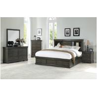 24927ek Acme Furniture Louis Philippe Iii - Dark Gray Bedroom Furniture Bed