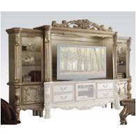 91330 Acme Furniture Dresden - Gold Patina Home Entertainment Furniture Entertainment Center