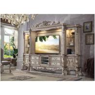 91470 Acme Furniture Dresden - Vintage Bone White Home Entertainment Furniture Entertainment Center