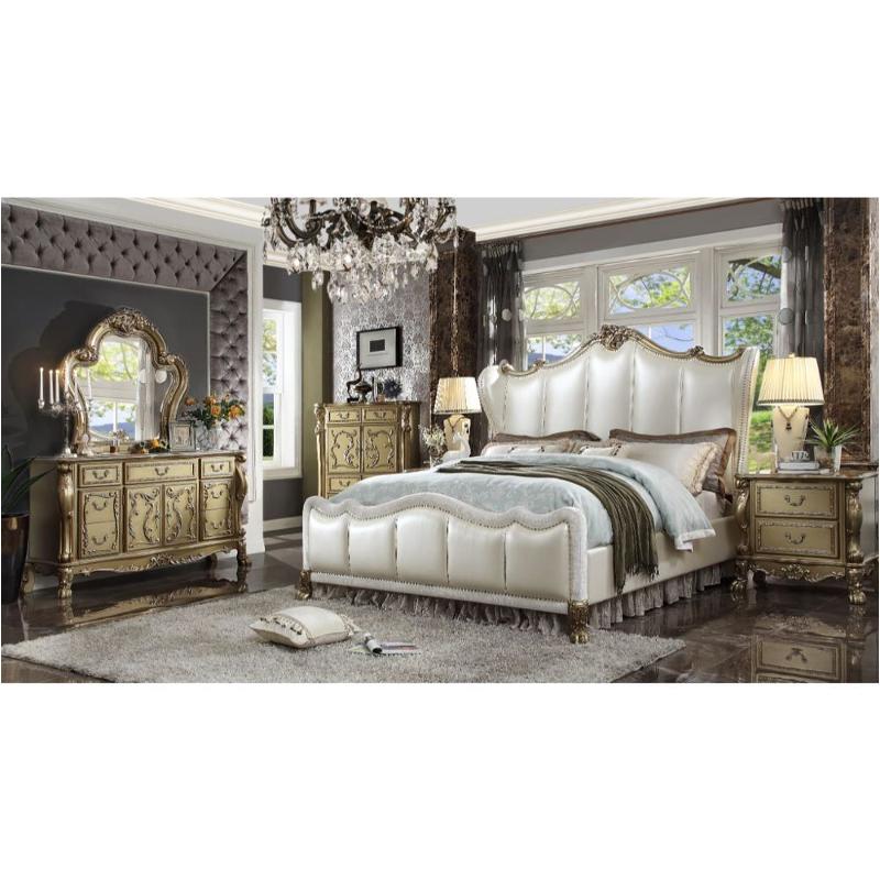 27814ck Acme Furniture Dresden Ii - Pearl White Bedroom Furniture Bed