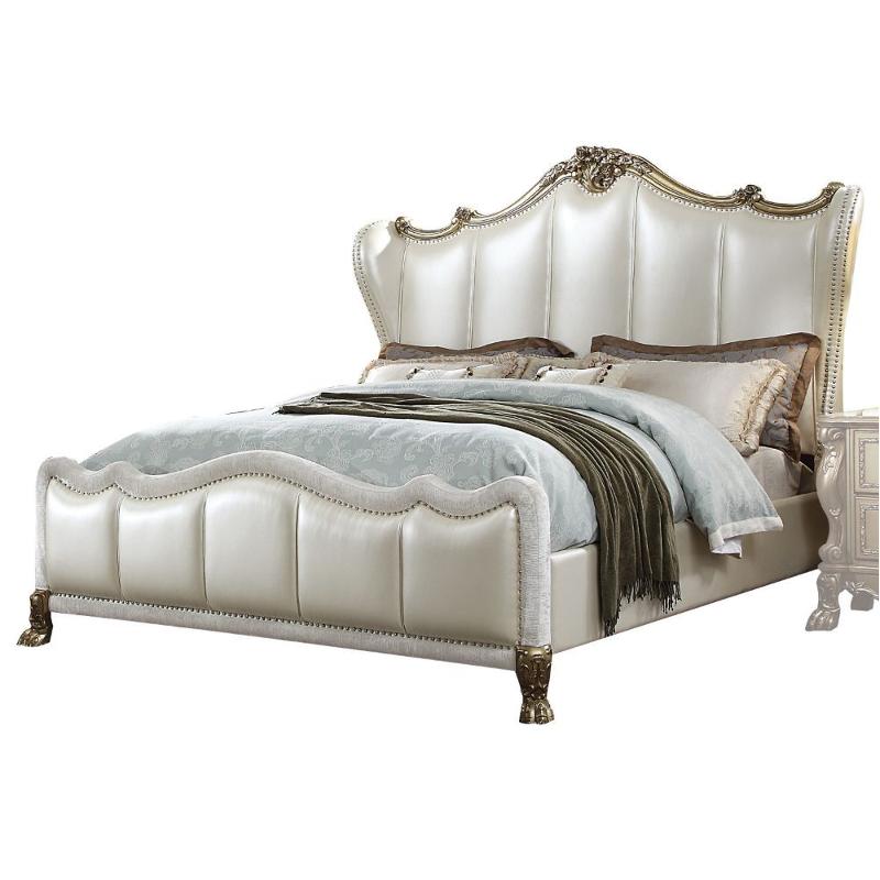 27820q Acme Furniture Dresden Ii - Pearl White Bedroom Furniture Bed