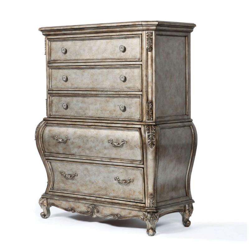 20546 Acme Furniture Chantelle - Antique Platinum Bedroom Furniture Chest