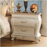 23543 Acme Furniture Chantelle - Pearl White Bedroom Furniture Nightstand