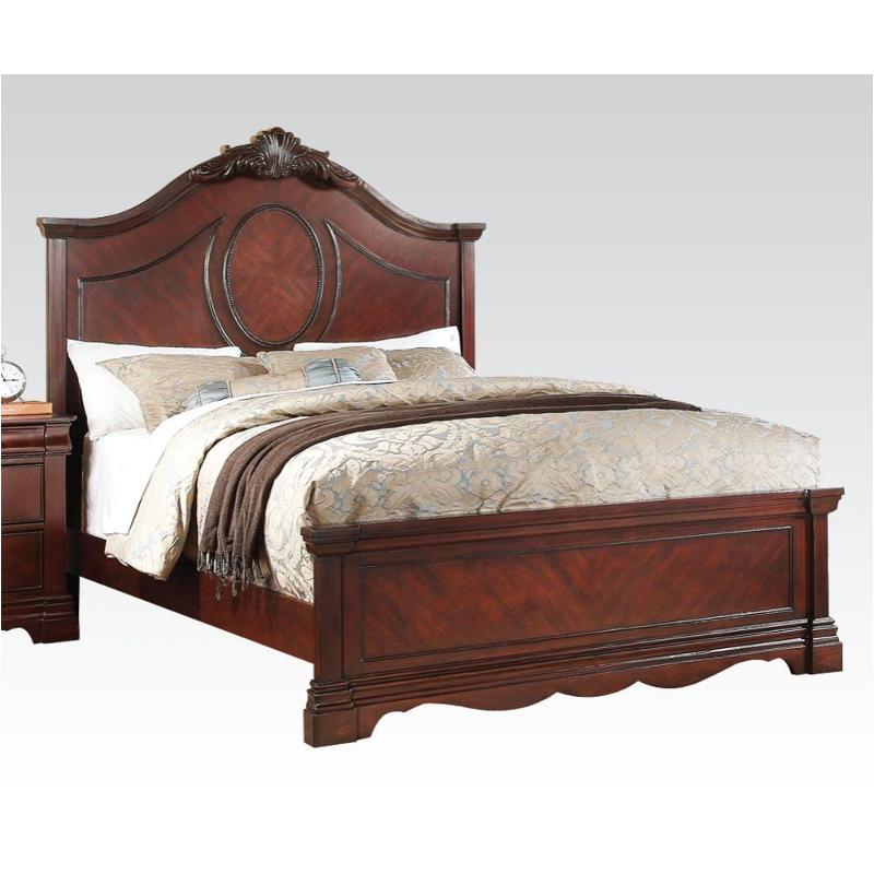 20730q Acme Furniture Estrella - Dark Cherry Bedroom Furniture Bed