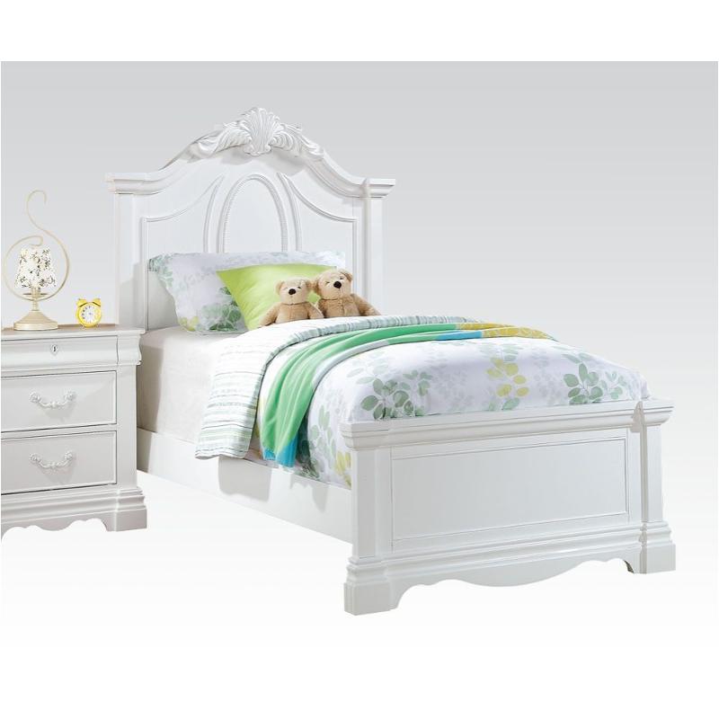 30235f Acme Furniture Estrella - White Bedroom Furniture Bed