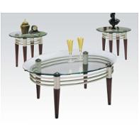 08137 Acme Furniture Marseille Living Room Furniture Occasional Table Set