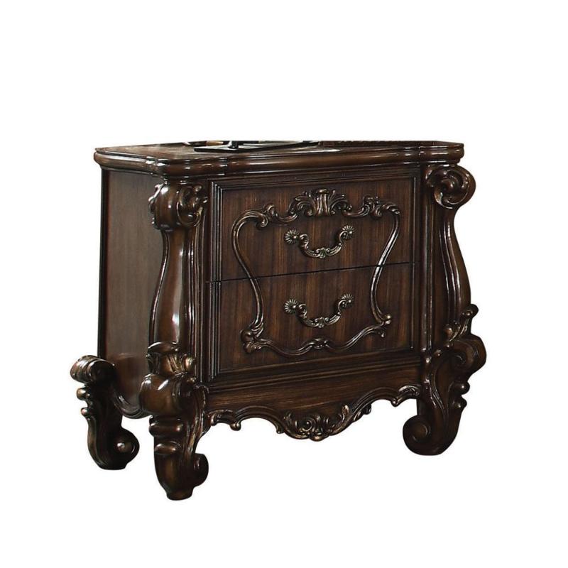 21103 Acme Furniture Versailles - Cherry Oak Bedroom Furniture Nightstand