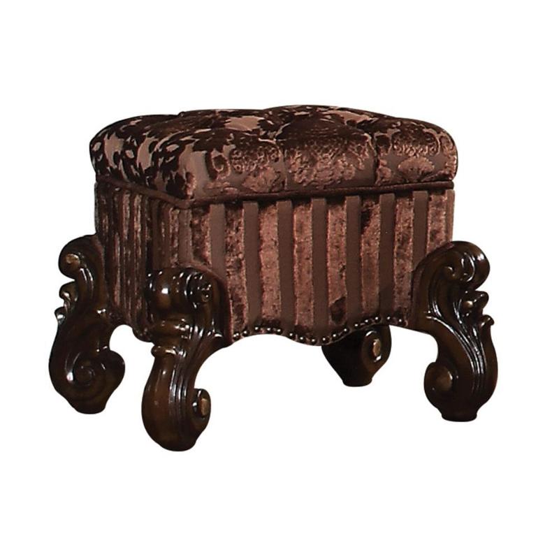 21108 Acme Furniture Versailles - Cherry Oak Bedroom Furniture Stool