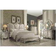 21124ck Acme Furniture Versailles - Bone White Bedroom Furniture Bed