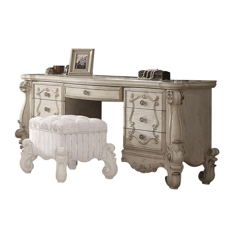 21137 Acme Furniture Versailles - Bone White Bedroom Furniture Vanitie