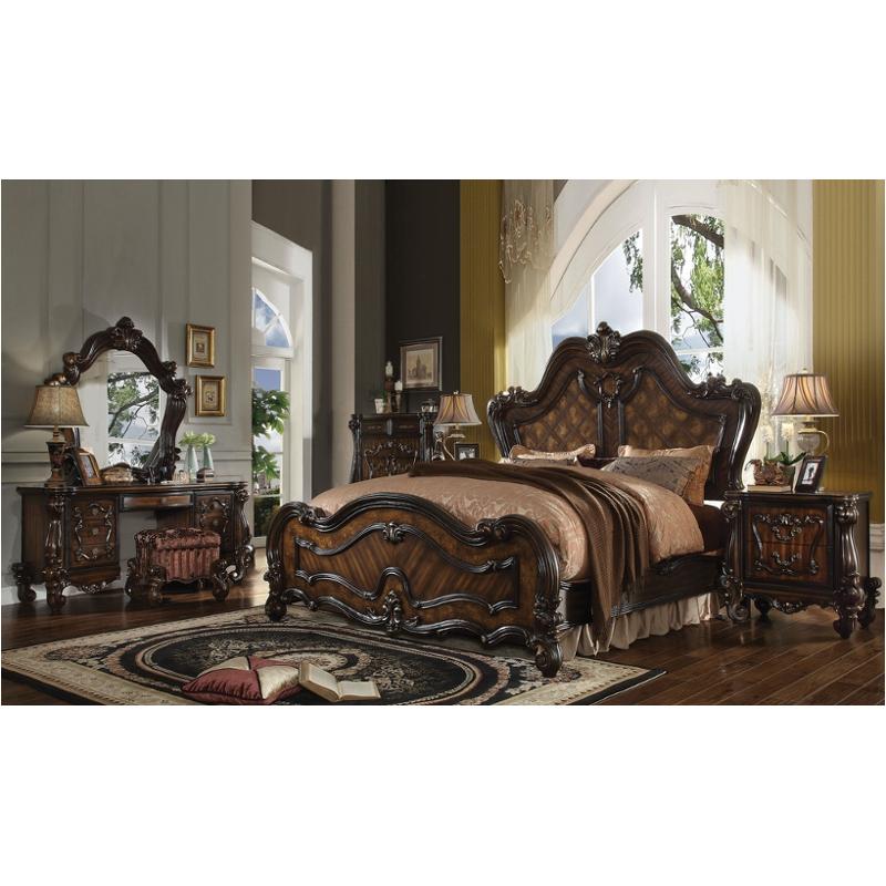 21784ck Acme Furniture Versailles - Cherry Oak Bedroom Furniture Bed