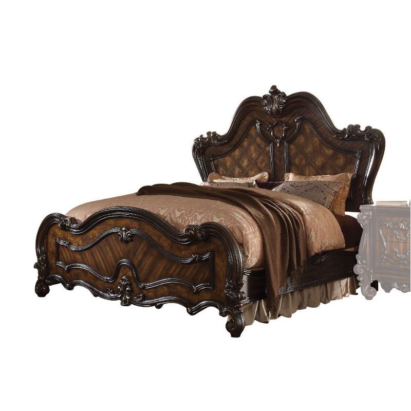 21787ek Acme Furniture Versailles - Cherry Oak Bedroom Furniture Bed