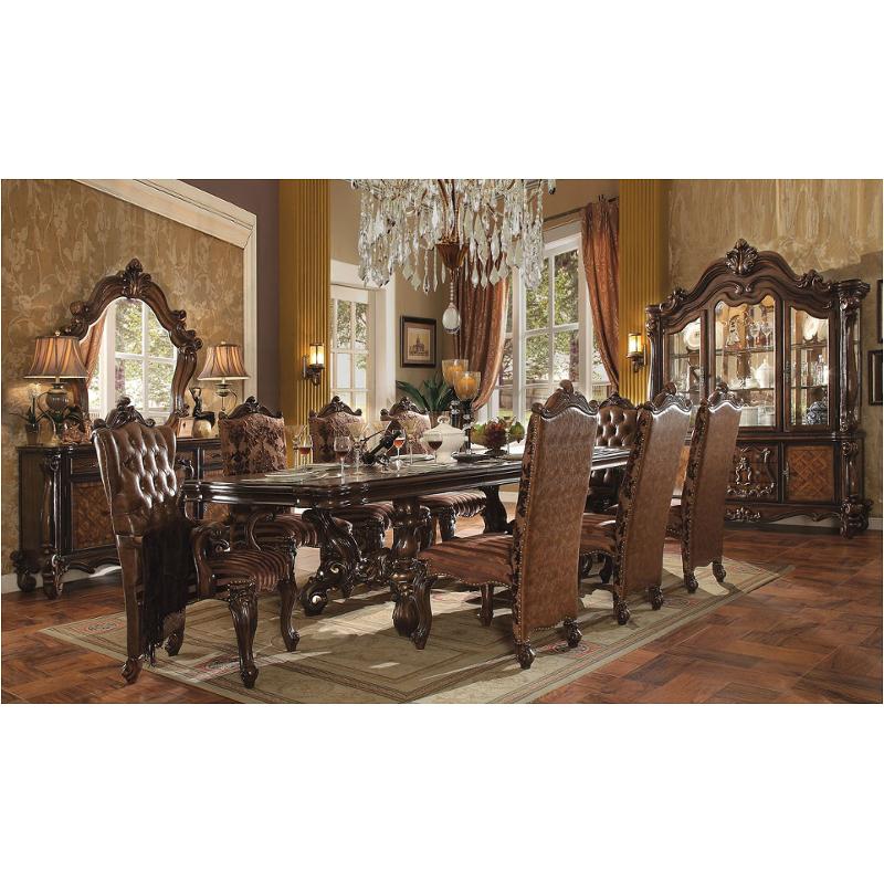 61100 Acme Furniture Versailles - Cherry Oak Dining Room Furniture Dining Table