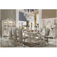 61130 Acme Furniture Versailles - Bone White Dining Room Furniture Dining Table