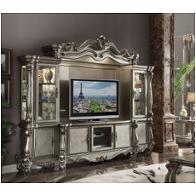 91820 Acme Furniture Versailles - Antique Platinum Home Entertainment Furniture Entertainment Center