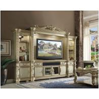 91310 Acme Furniture Vendome Ii - Bone/gold Patina Home Entertainment Furniture Entertainment Center