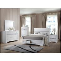 25770q Acme Furniture Naima - White Bedroom Furniture Bed