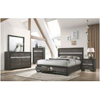 25967ek Acme Furniture Naima - Gray Bedroom Furniture Bed