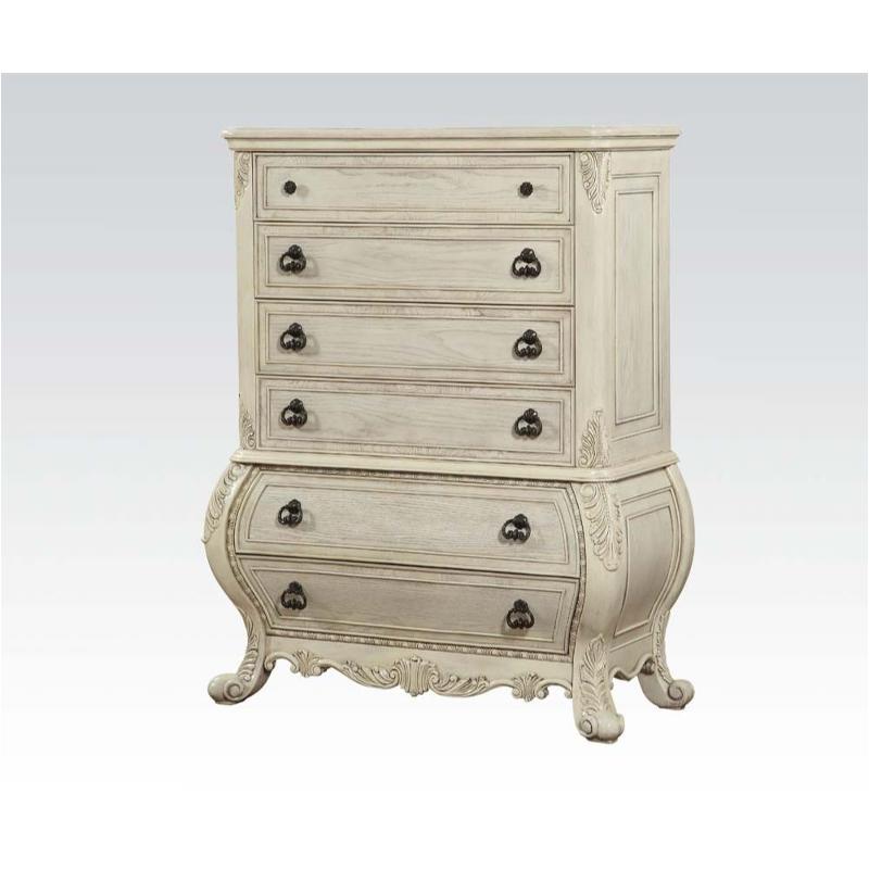 27016 Acme Furniture Ragenardus - Antique White Bedroom Furniture Chest