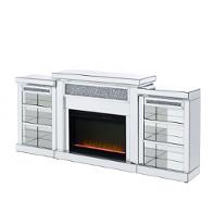 90655 Acme Furniture Noralie Home Entertainment Furniture Fireplace