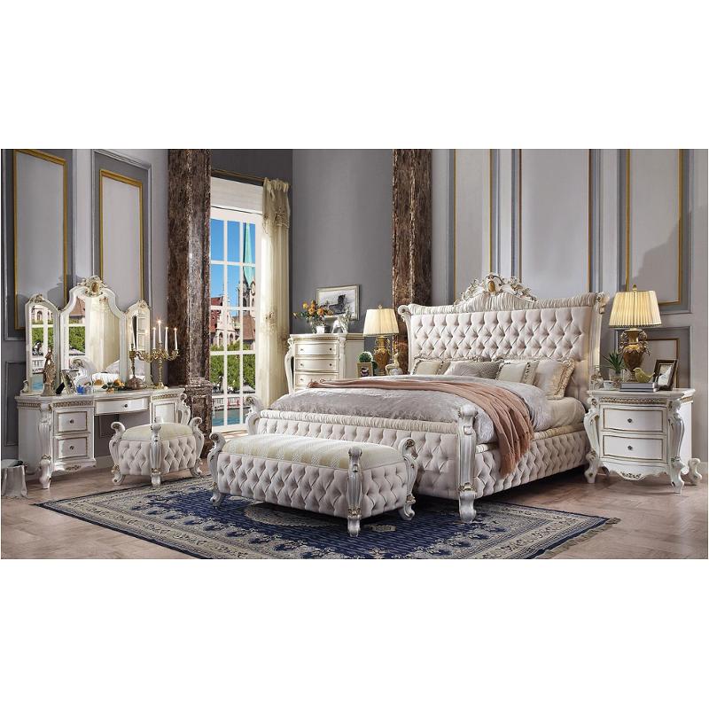 27874ck-hb Acme Furniture Picardy - Antique Pearl Bedroom Furniture Bed