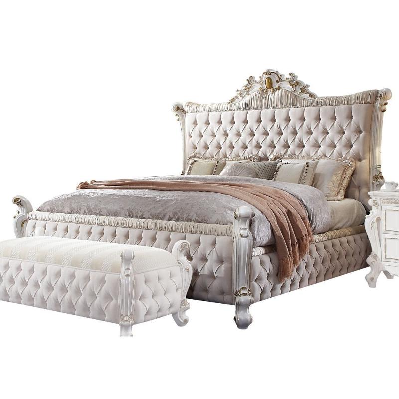 27877ek-hb Acme Furniture Picardy - Antique Pearl Bedroom Furniture Bed