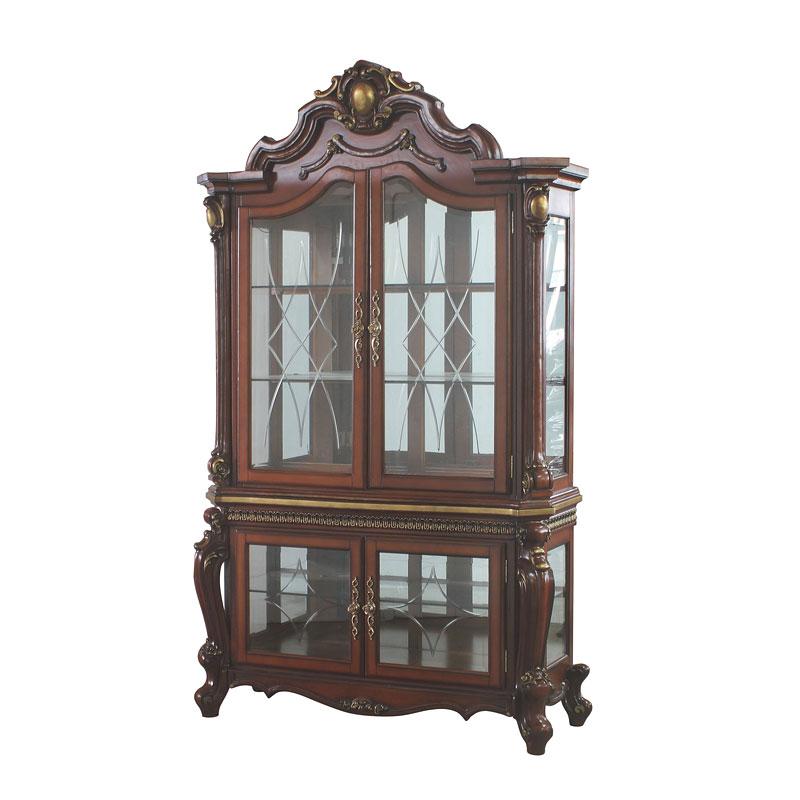 68229 Acme Furniture Picardy - Cherry Oak Dining Room Furniture Curio