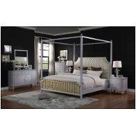 28854ck Acme Furniture House Marchese - Pearl Gray Bedroom Furniture Bed