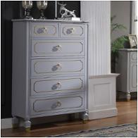 28866 Acme Furniture House Marchese - Pearl Gray Bedroom Furniture Chest