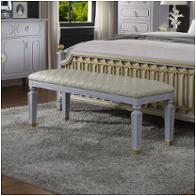 28867 Acme Furniture House Marchese - Pearl Gray Bedroom Furniture Benche