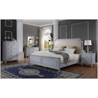 28874ck Acme Furniture House Marchese - Pearl Gray Bedroom Furniture Bed