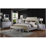 28884ck Acme Furniture House Marchese - Pearl Gray Bedroom Furniture Bed