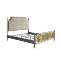 28887ek Acme Furniture House Marchese - Pearl Gray Bedroom Furniture Bed