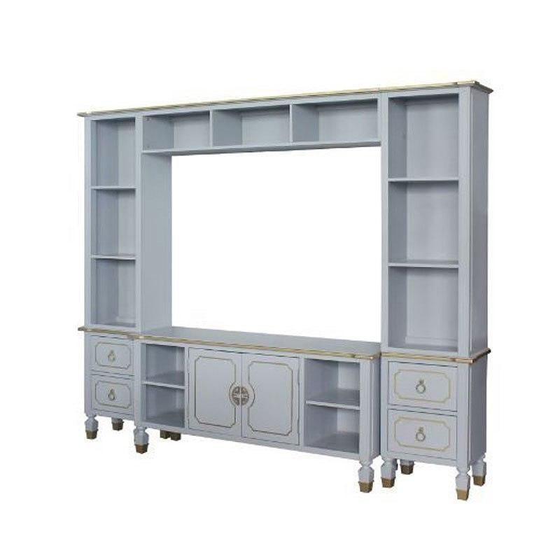 91990 Acme Furniture House Marchese - Pearl Gray Home Entertainment Furniture Entertainment Center